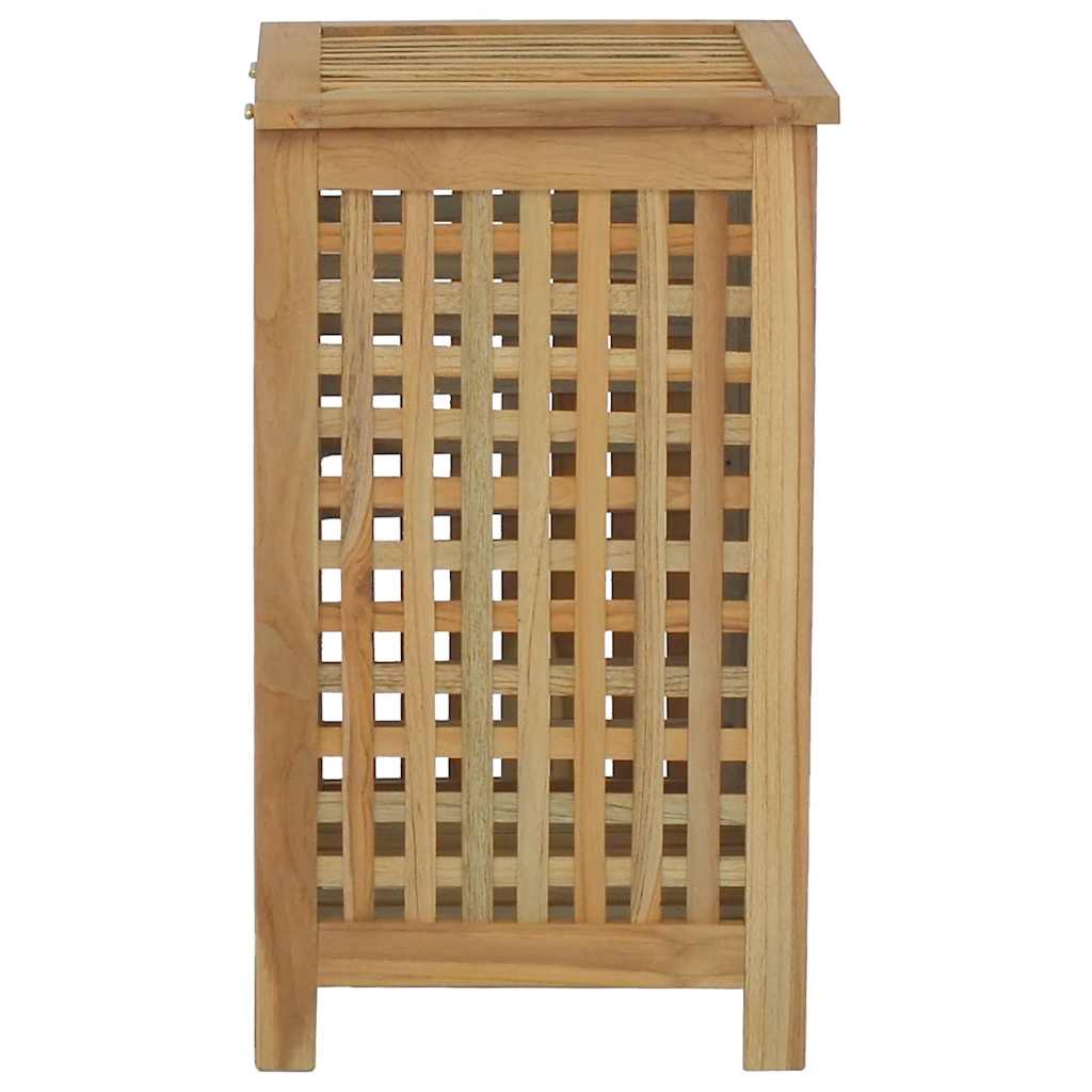 Skittentøyskurv 50x35x60 cm heltre teak