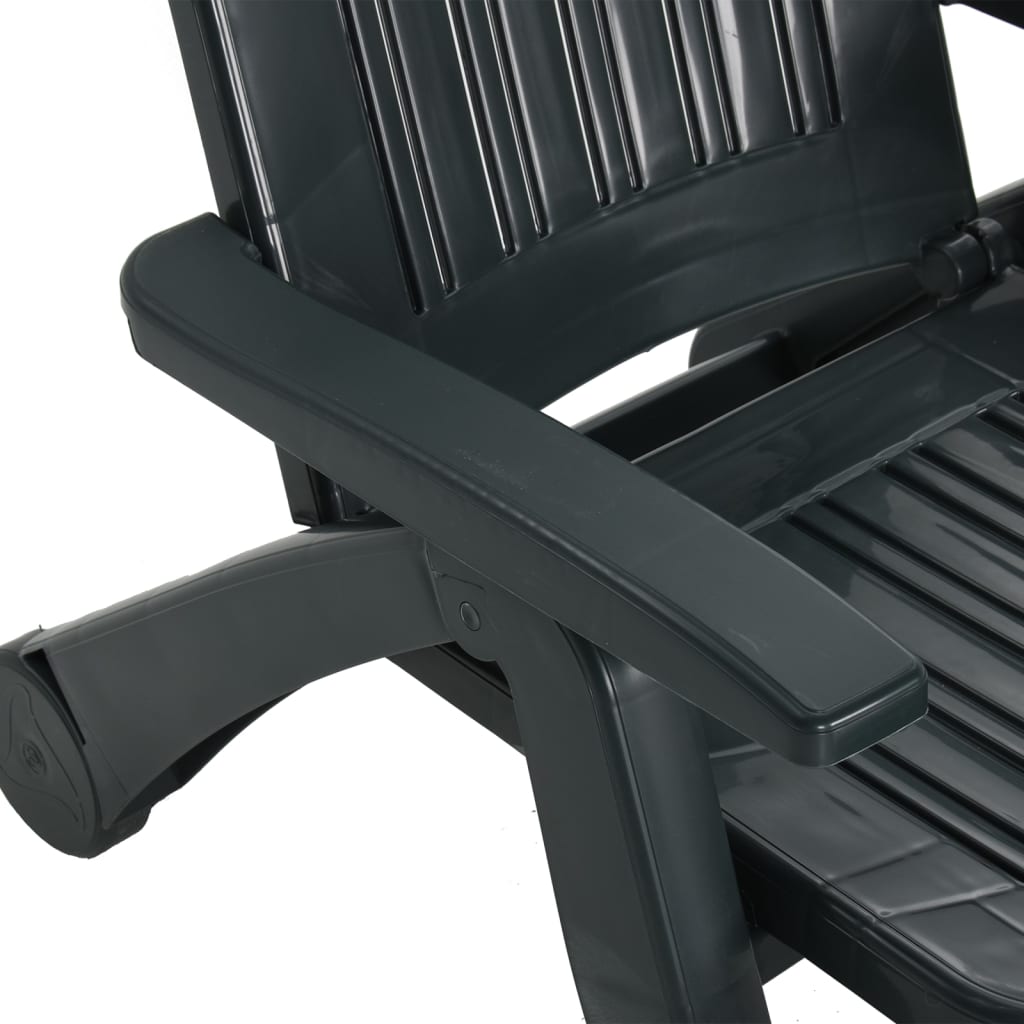 Sammenleggbar solseng polypropylen grønn