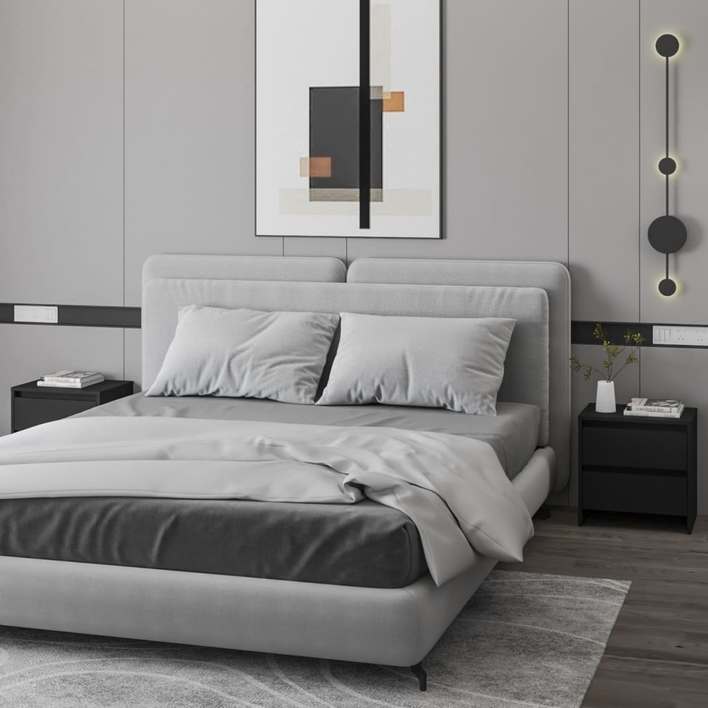 Nattbord 2 stk sonoma eik 45x34,5x44,5 cm konstruert tre