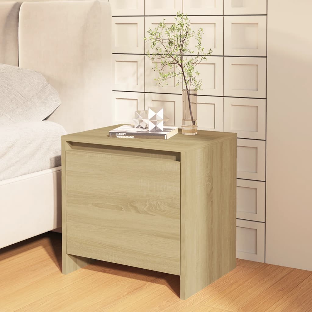 Nattbord sonoma eik 45x34x44,5 cm konstruert tre