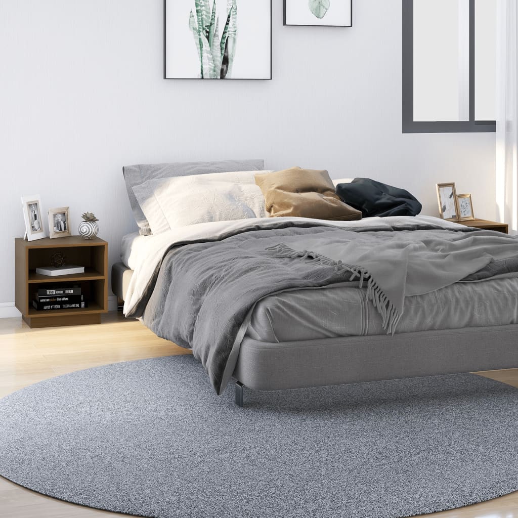 Nattbord 2 stk honningbrun 40x34x40 cm heltre furu