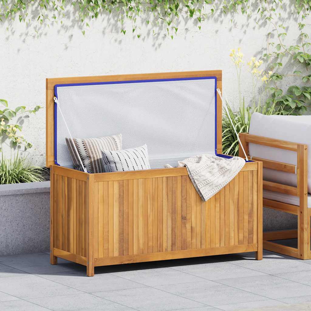 Hageboks 114x50x58 cm heltre teak
