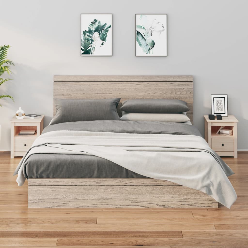 Nattbord 2 stk 40x35x49 cm heltre furu