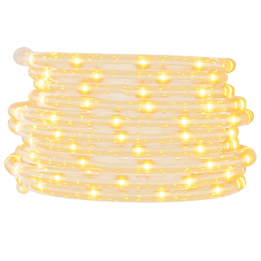 Taulys med 120 lysdioder varmhvit 5 m PVC