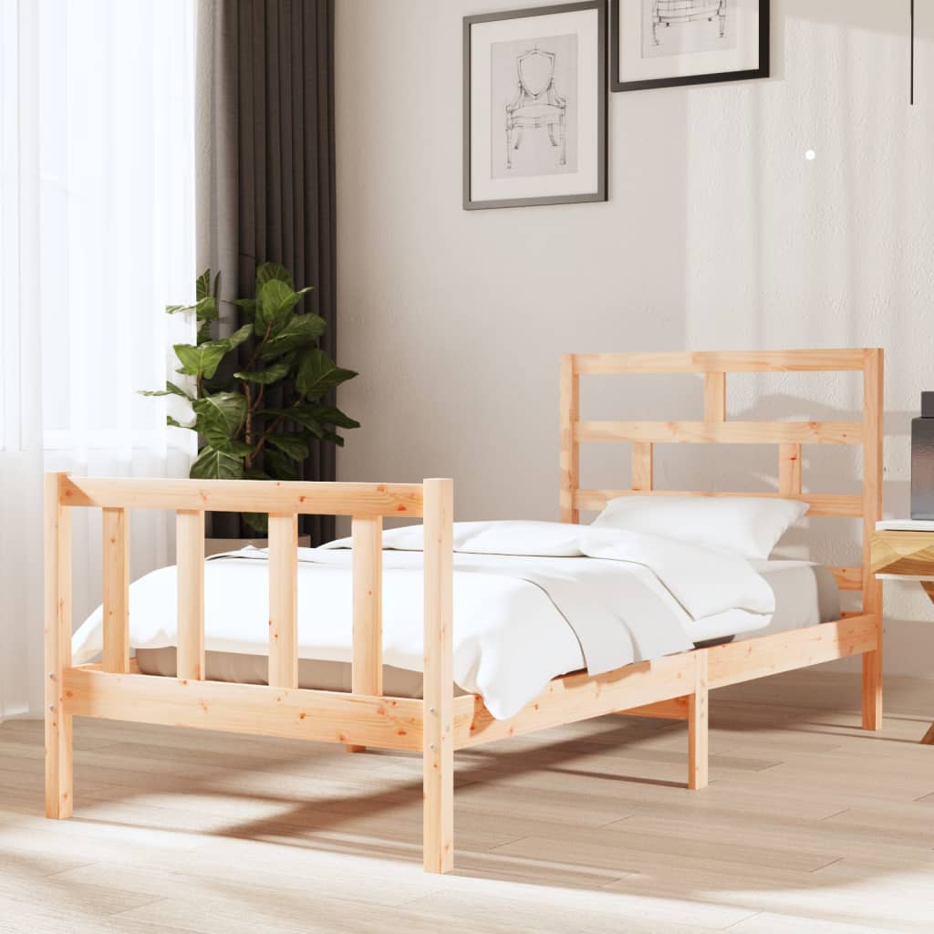 Sengeramme heltre furu 90x190 cm Single