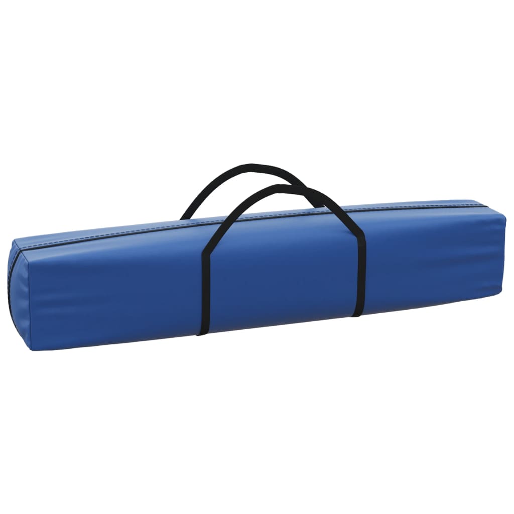 Sammenleggbart festtelt med sidevegger blå 2x2 m