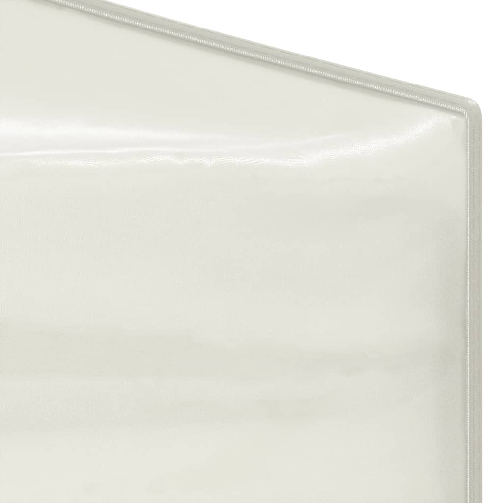 Sammenleggbart festtelt med sidevegger kremhvit 3x3 m