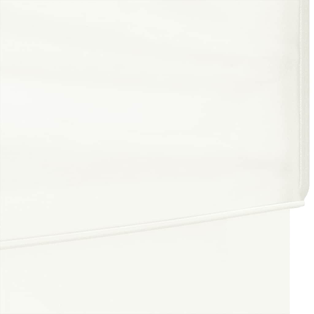 Sammenleggbart festtelt med sidevegger hvit 3x3 m