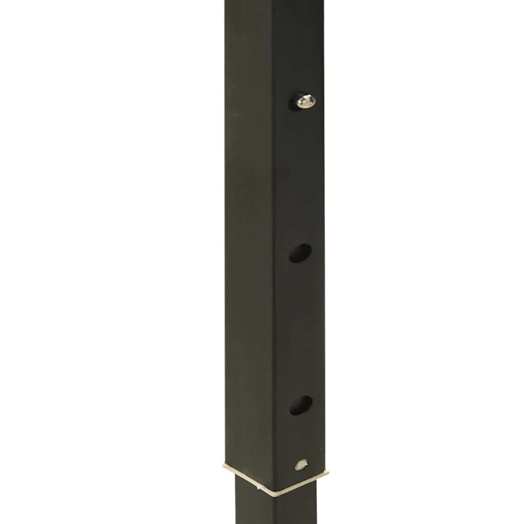 Sammenleggbart festtelt med sidevegger rød 3x6 m