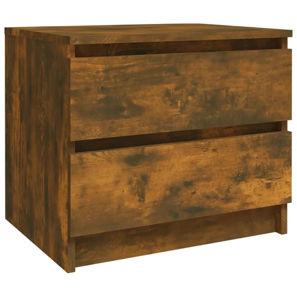 Nattbord røkt eik 50x39x43,5 cm konstruert tre