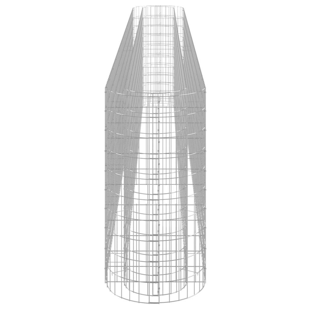 Gabion høybed galvanisert jern 470x50x100 cm