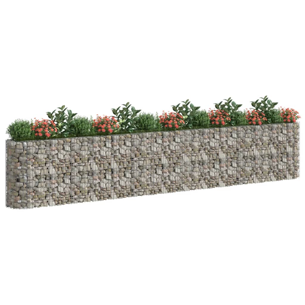 Gabion høybed galvanisert jern 540x50x100 cm