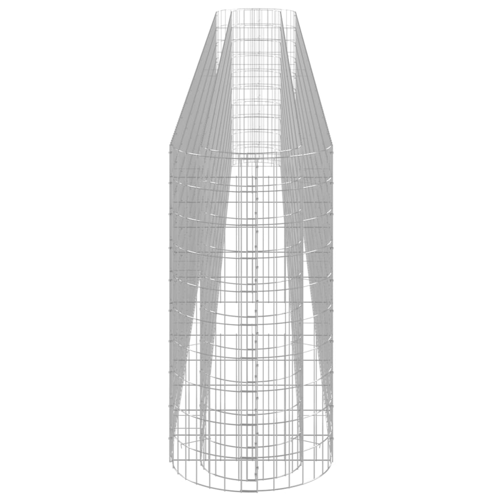 Gabion høybed galvanisert jern 540x50x100 cm