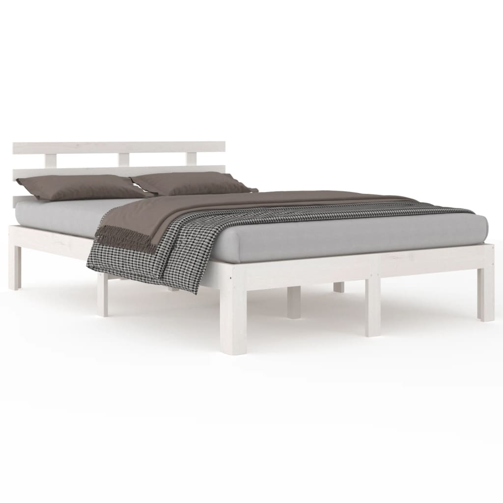 Sengeramme hvit heltre 180x200 cm 6FT Super King