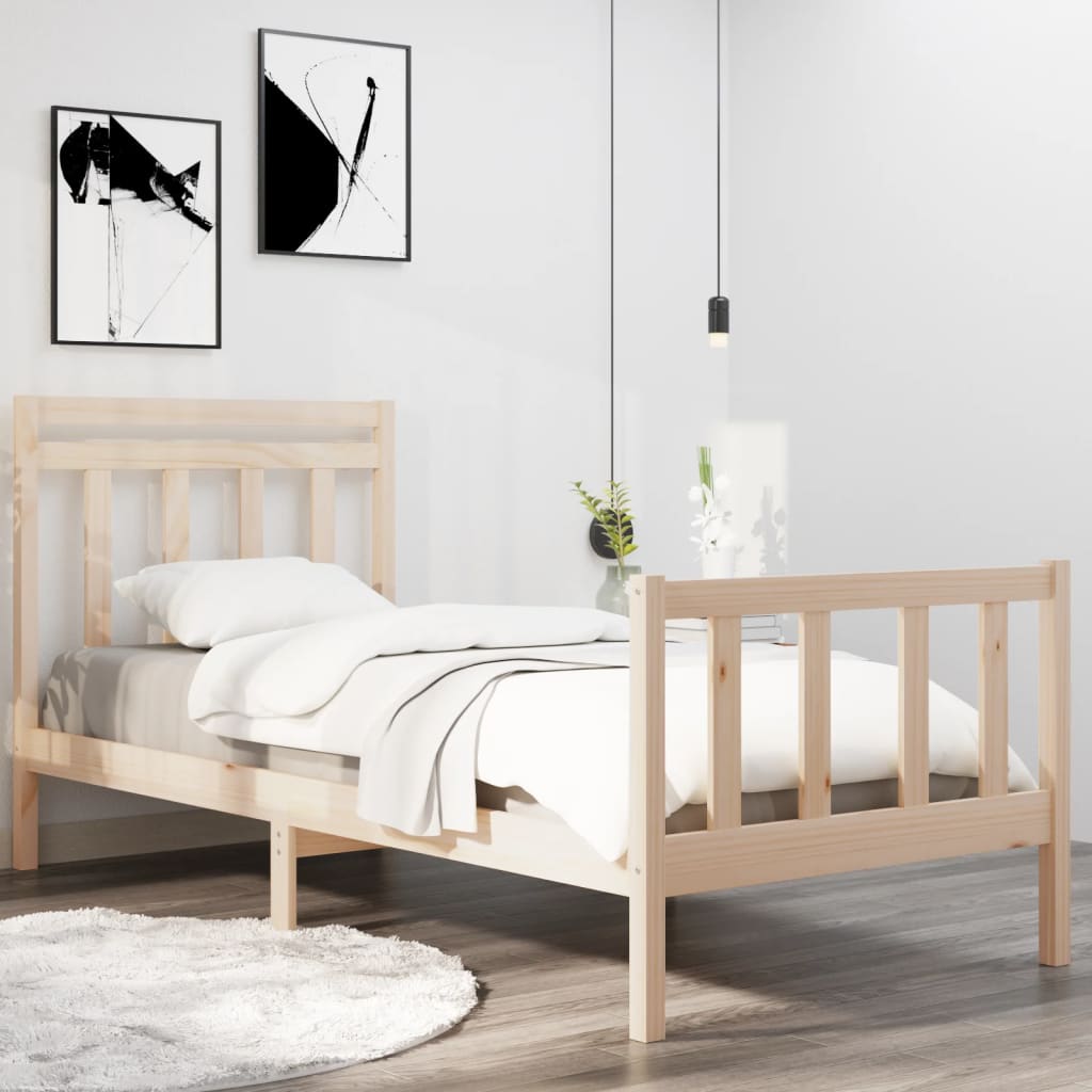 Sengeramme heltre furu 90x190 cm Single