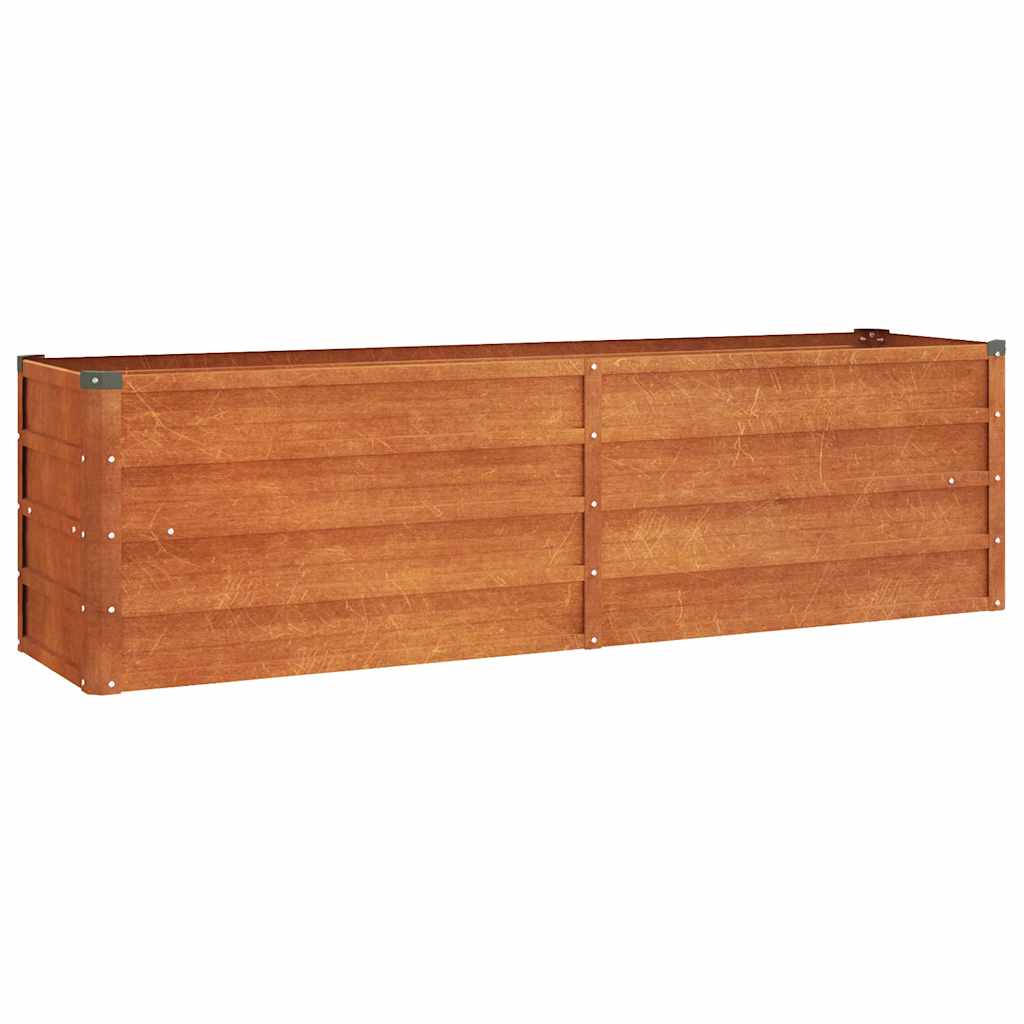 Høybed rust 160x40x45 cm cortenstål