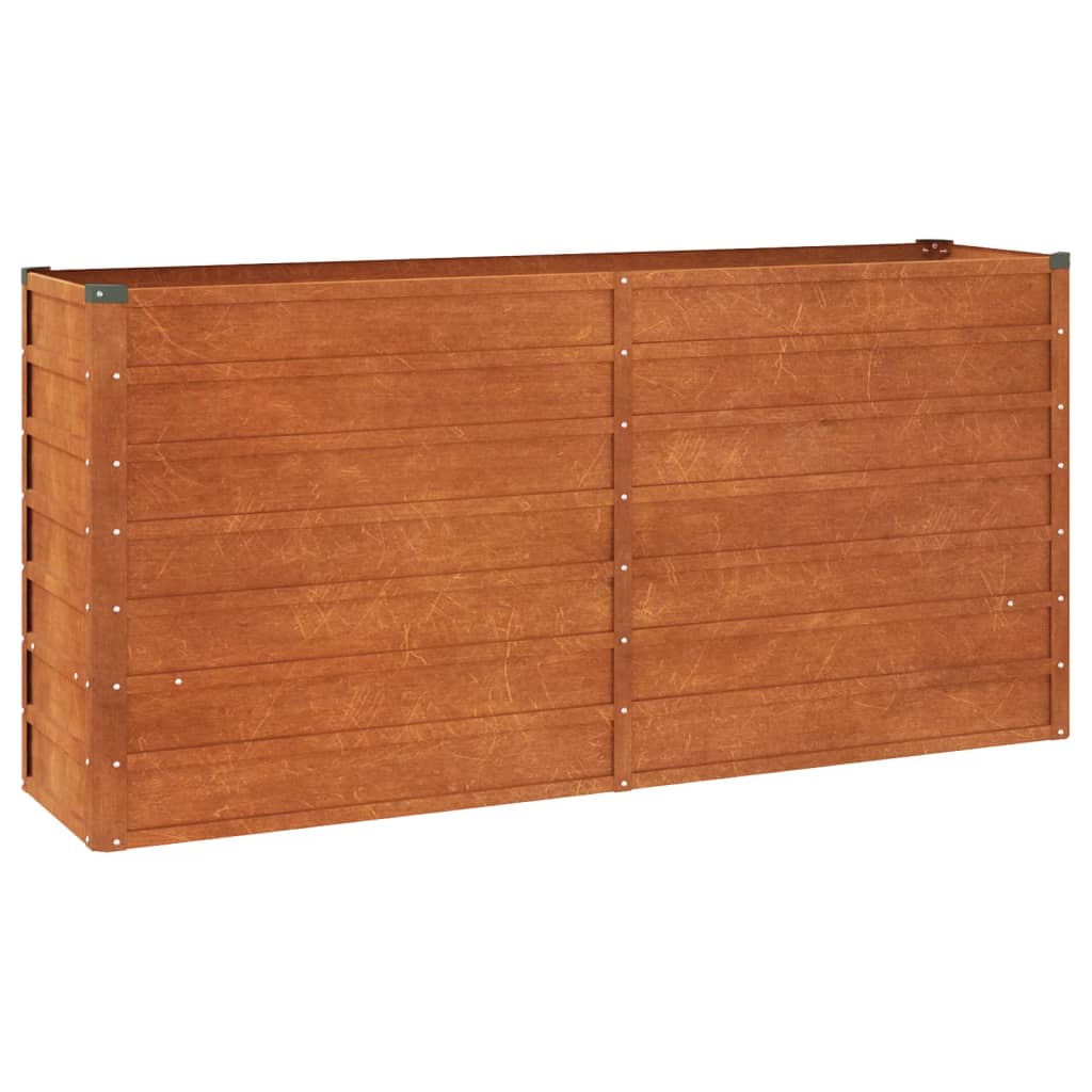 Høybed rust 160x40x77 cm cortenstål