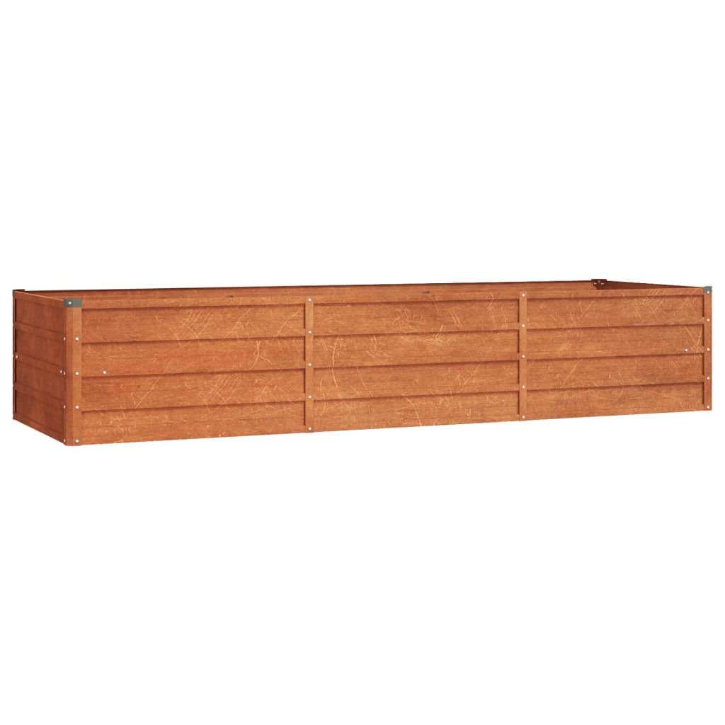 Høybed rust 240x80x45 cm cortenstål