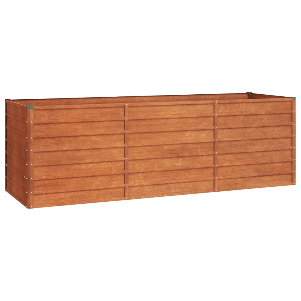 Høybed rust 240x80x77 cm cortenstål