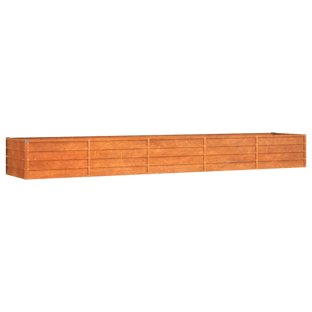 Høybed rust 400x80x45 cm cortenstål