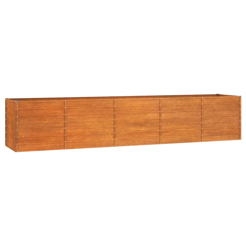 Høybed rust 400x80x77 cm cortenstål