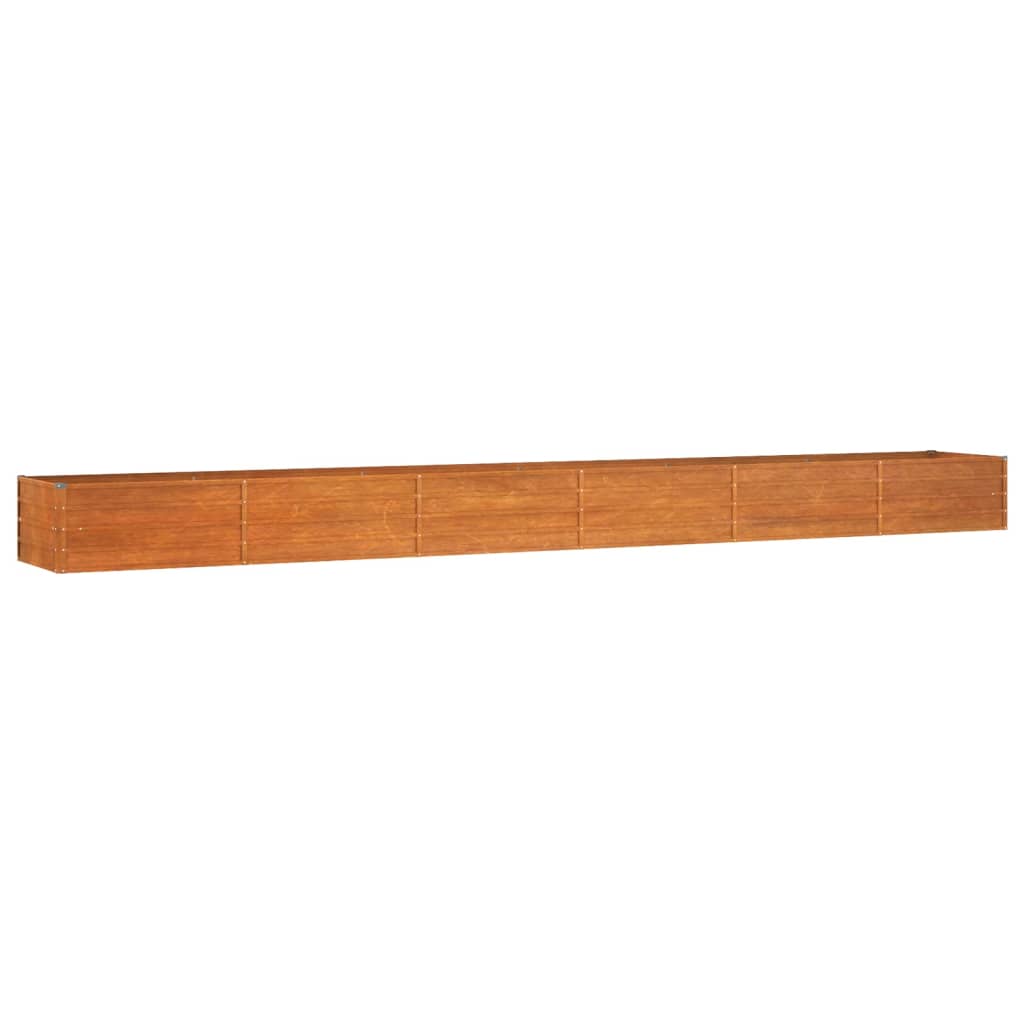 Høybed rust 600x80x45 cm cortenstål