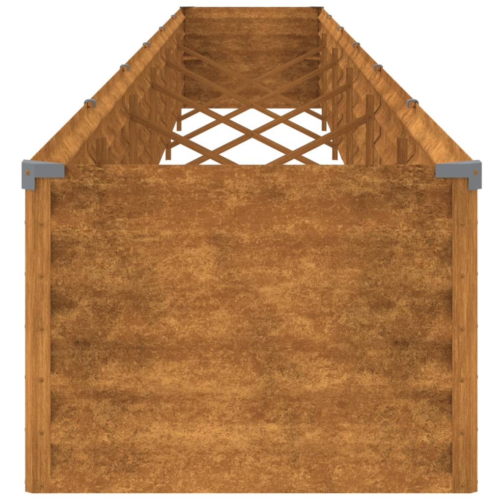 Høybed 580x50x36 cm cortenstål