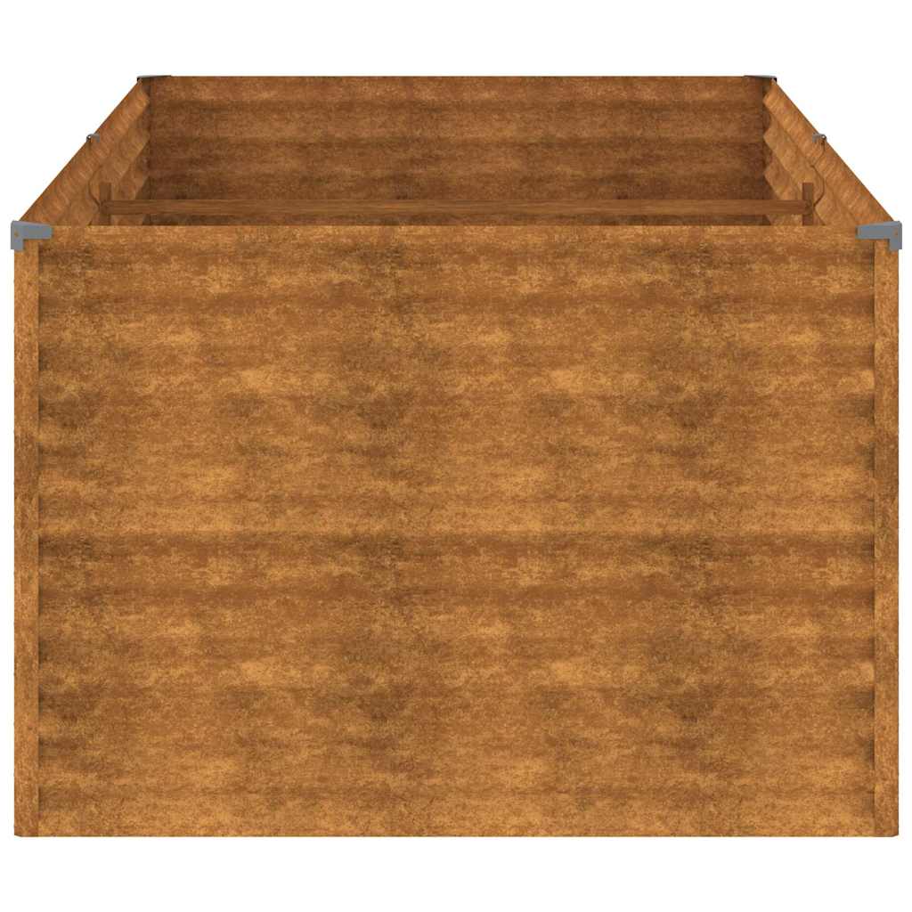 Høybed 196x100x69 cm cortenstål