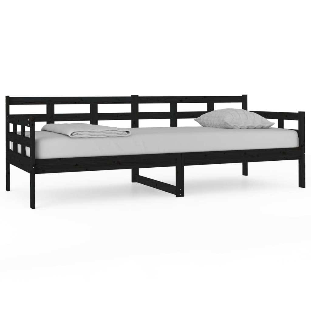 Dagseng svart heltre furu 80x200 cm