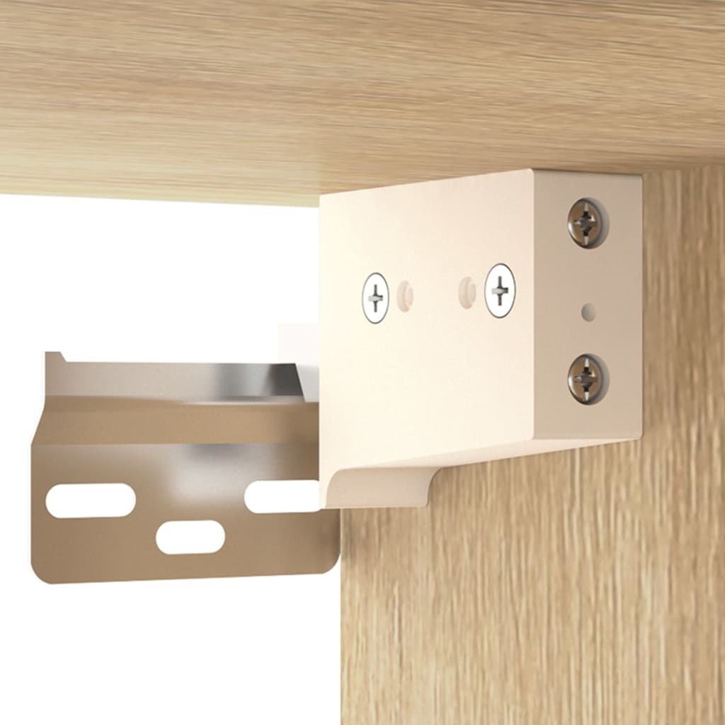 Veggmontert nattbord sonoma eik 35x35x20 cm