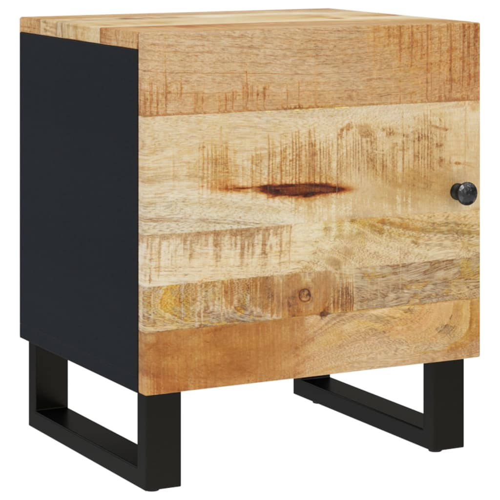 Nattbord 2 stk 40x33x46 cm heltre mango