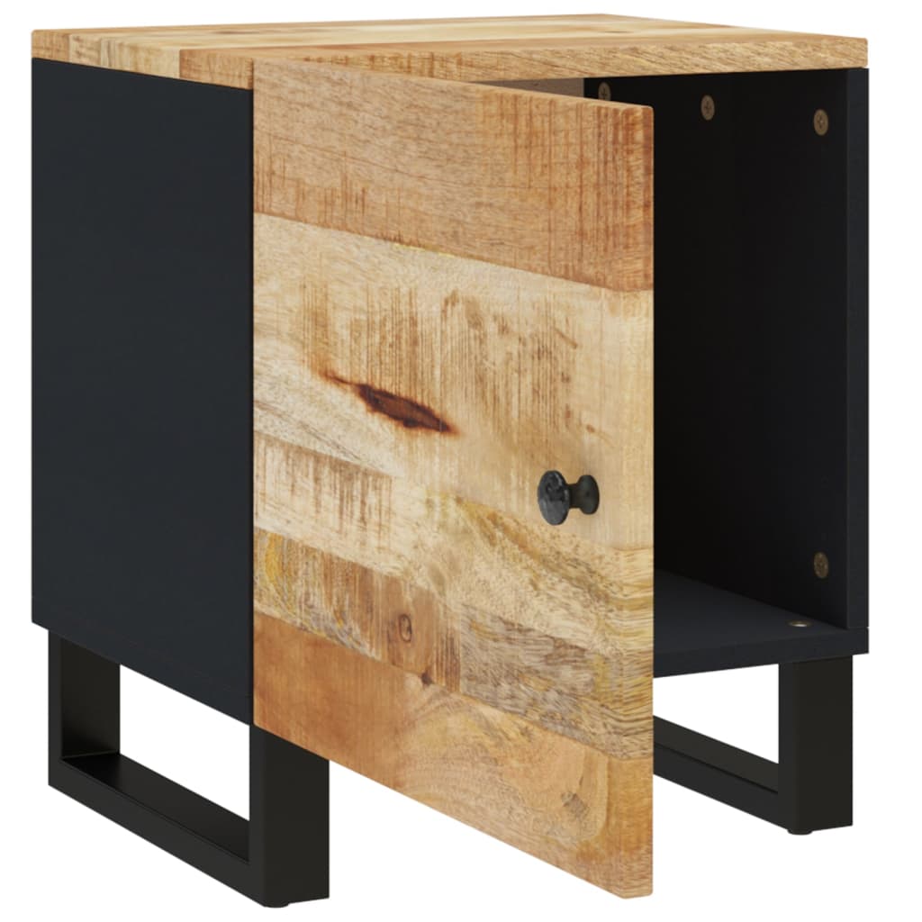 Nattbord 2 stk 40x33x46 cm heltre mango
