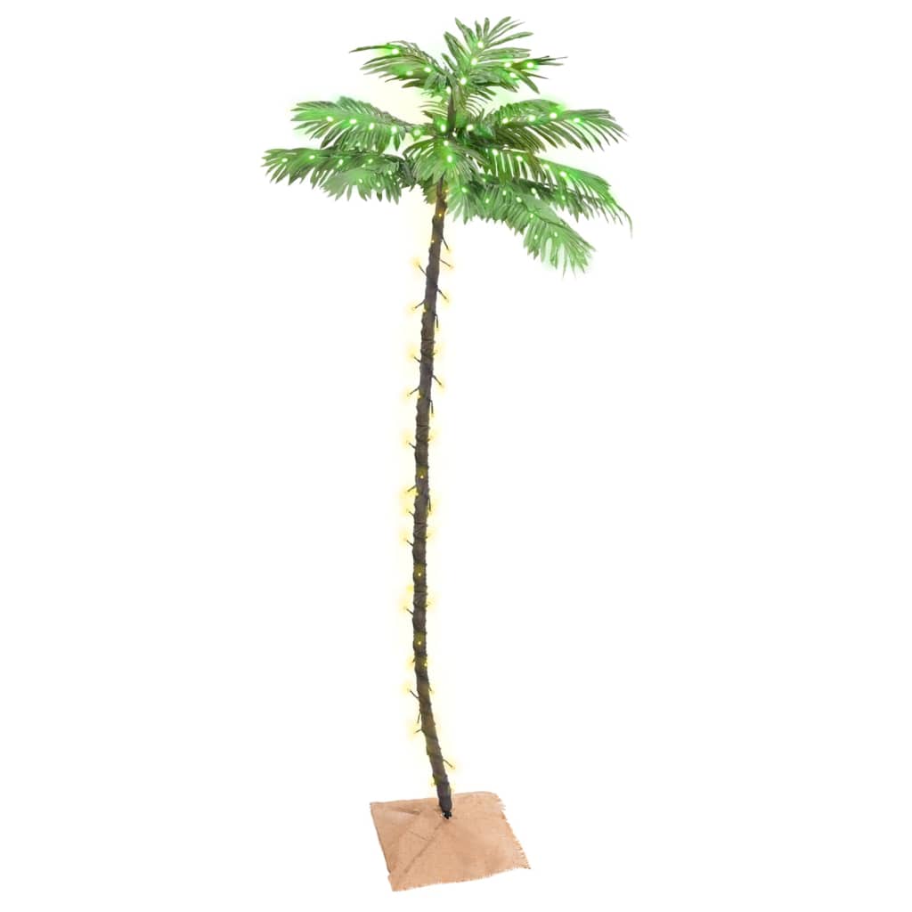 LED-palmetre varmhvit 136 lysdioder 220 cm