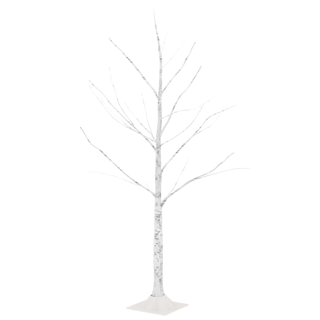 LED-bjørketre varmhvit 48 lysdioder 120 cm