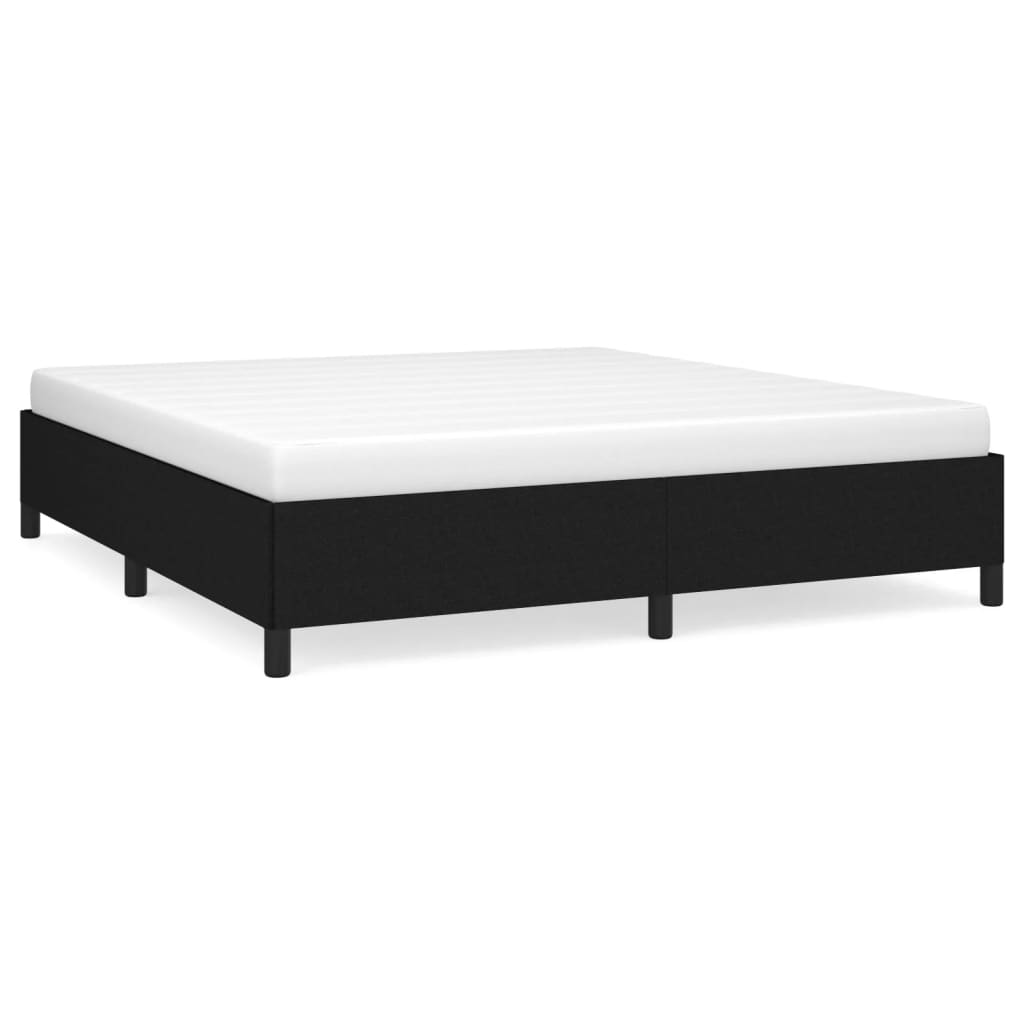Sengeramme boksfjær svart 180x200 cm Super King stoff