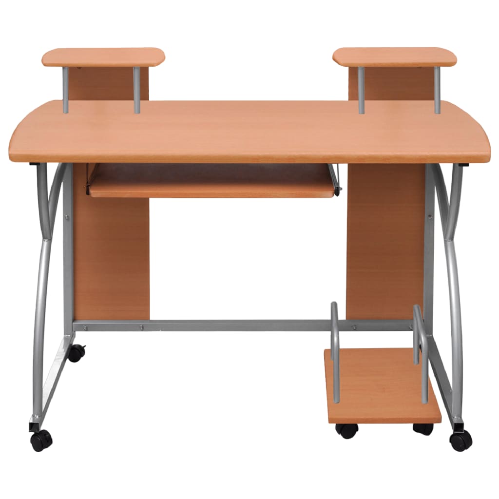 Databord brun 110x52x88,5 cm konstruert tre
