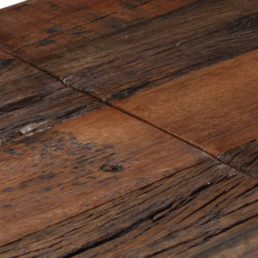 Konsollbord sølv rustfritt stål og heltre tresville