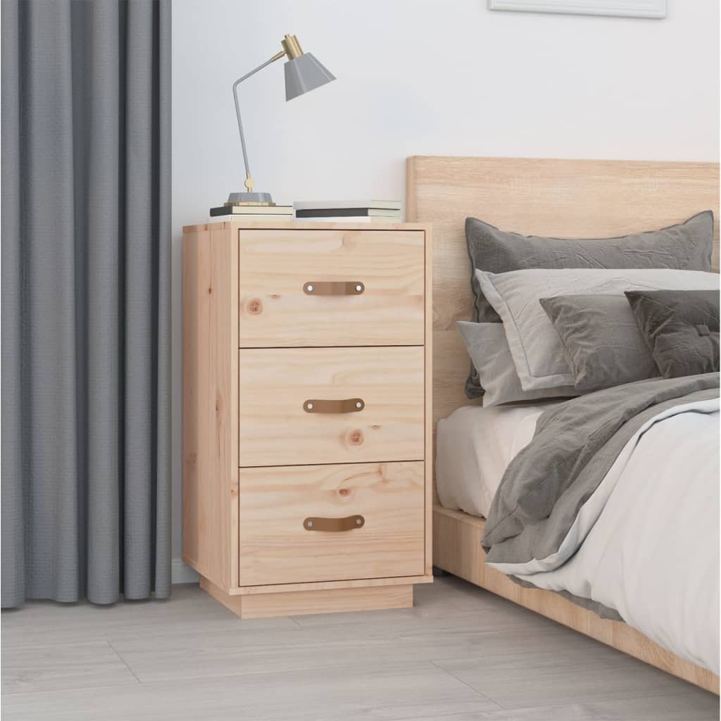 Nattbord 40x40x75 cm heltre furu
