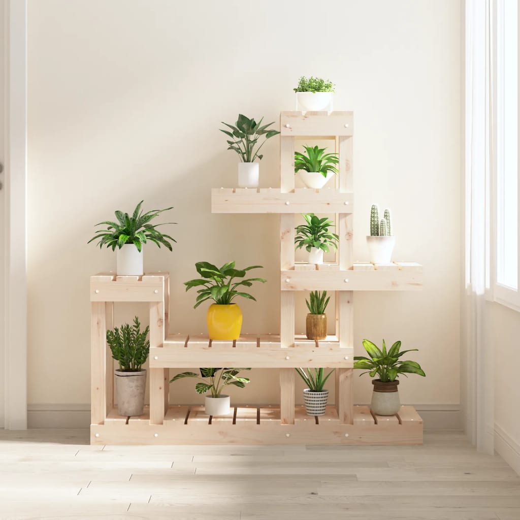 Plantestativ 92x25x97 cm heltre furu