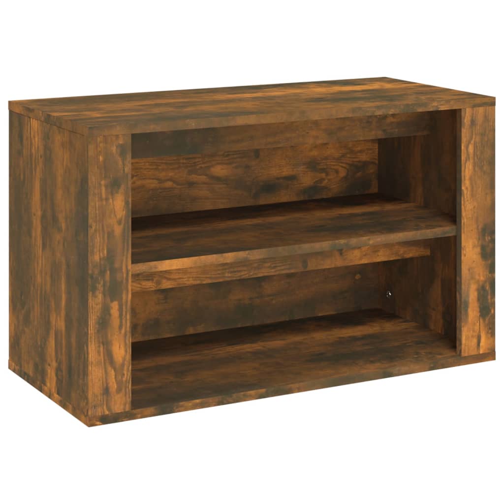 Skohylle røkt eik 75x35x45 cm konstruert tre