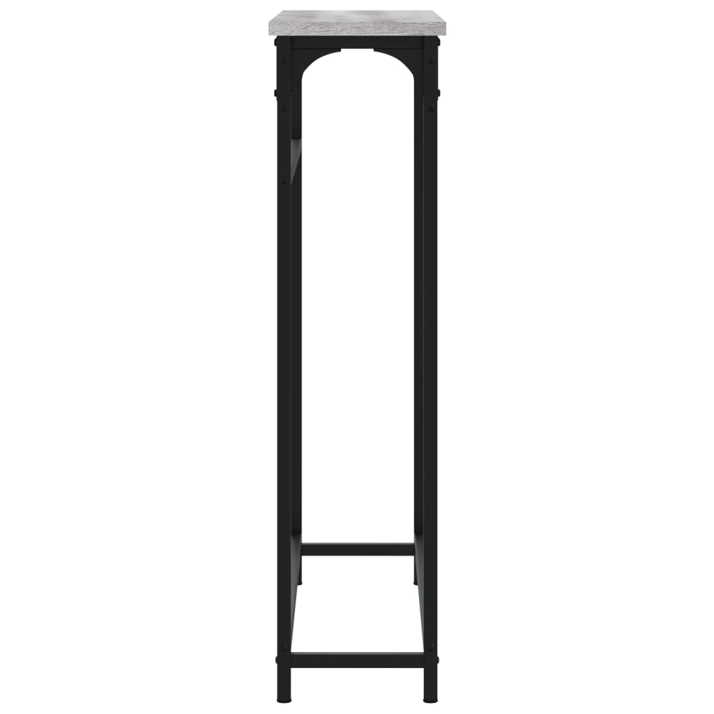 Konsollbord grå sonoma 75x19,5x75 cm konstruert tre