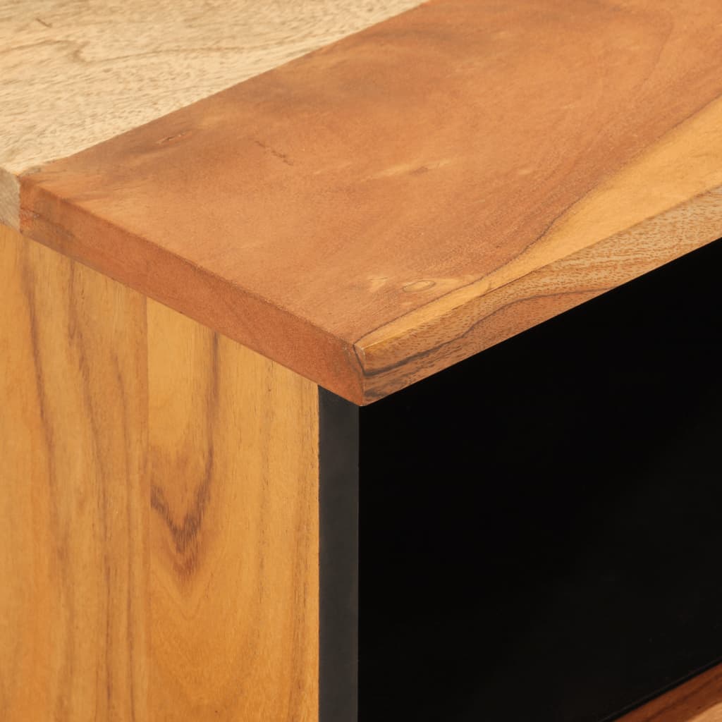 Nattbord 2 stk 40x33x46 cm heltre akasie