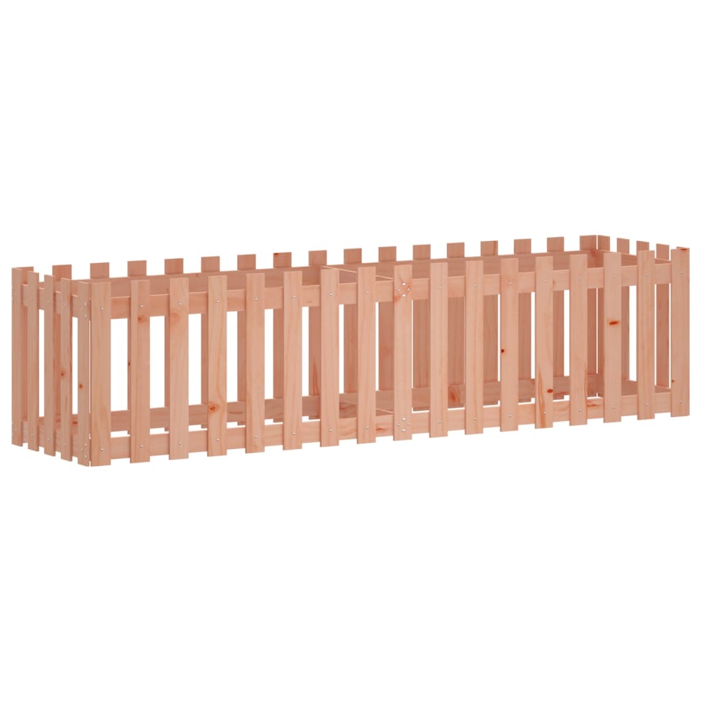 Høybed med gjerdedesign 200x50x50 cm heltre douglasgran
