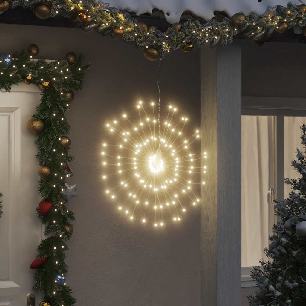 Julestjernelys 140 LED 4 stk varmhvit 17 cm