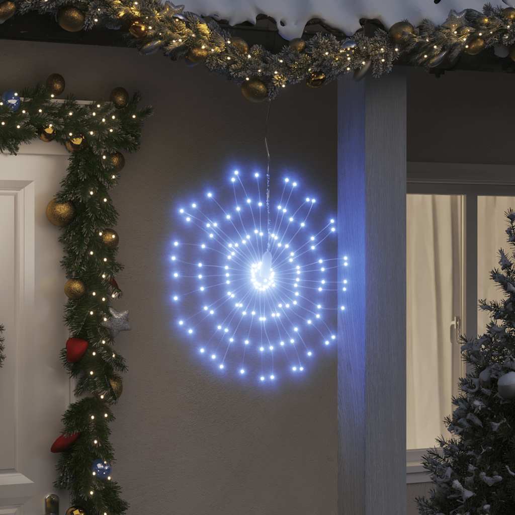 Julestjernelys 140 LED 4 stk kaldhvit 17 cm