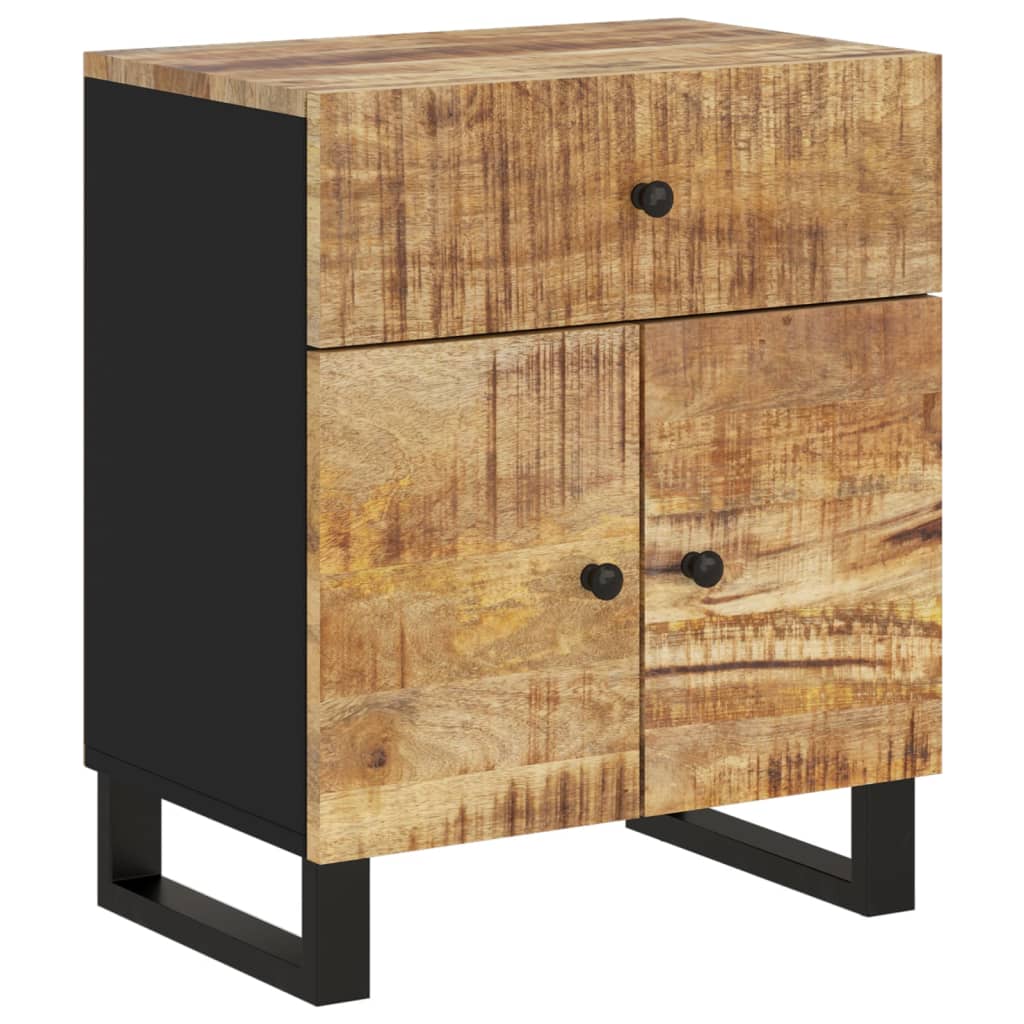 Nattbord 50x33x60 cm heltre mango og konstruert tre