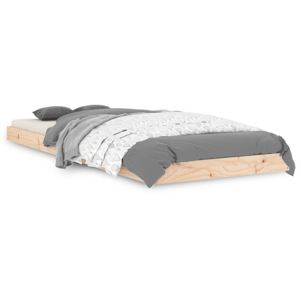 Sengeramme 75x190 cm heltre furu