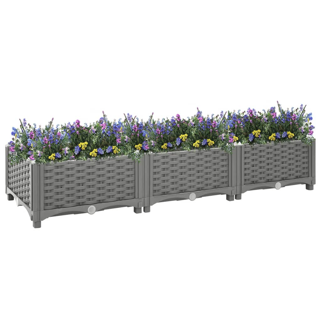 Høybed 120x40x23 cm polypropylen