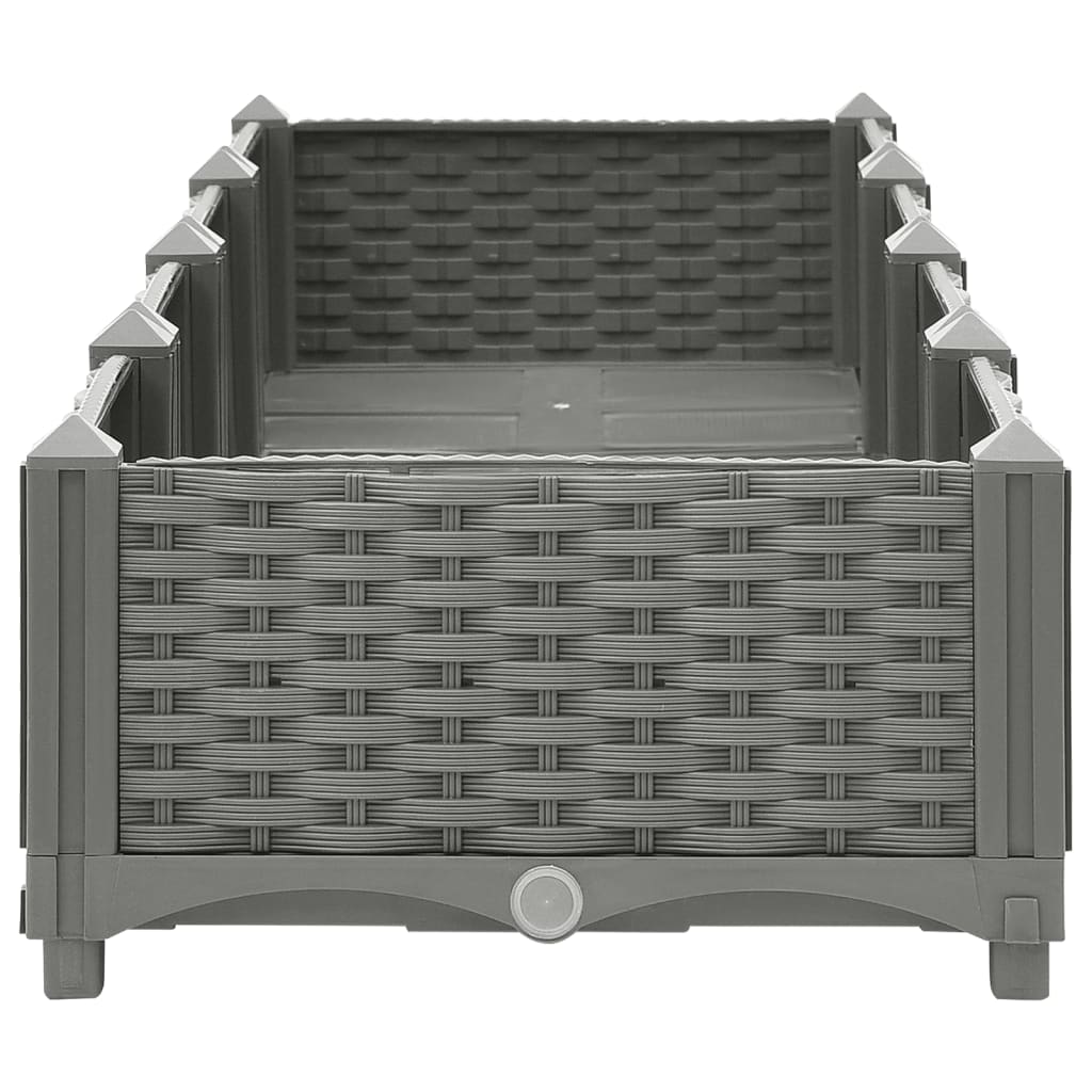 Høybed 160x40x23 cm polypropylen