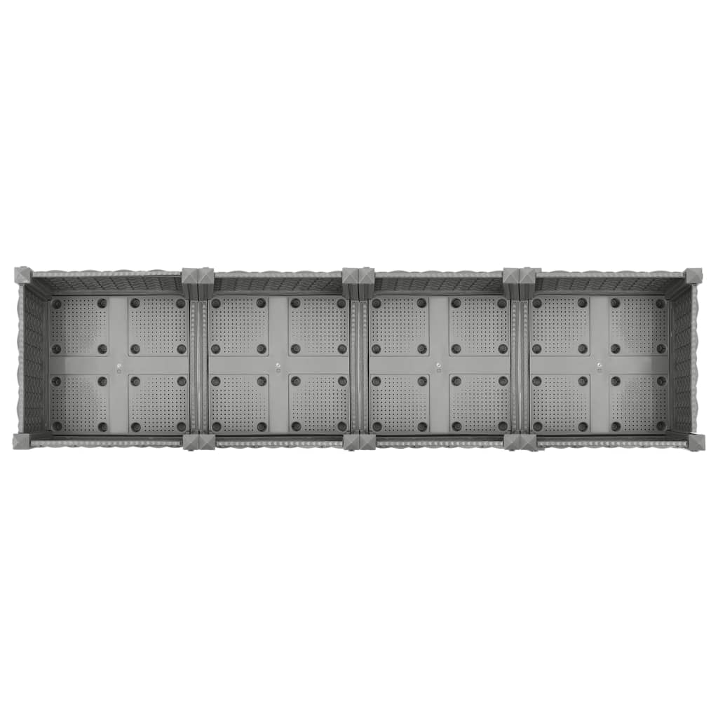 Høybed 160x40x23 cm polypropylen